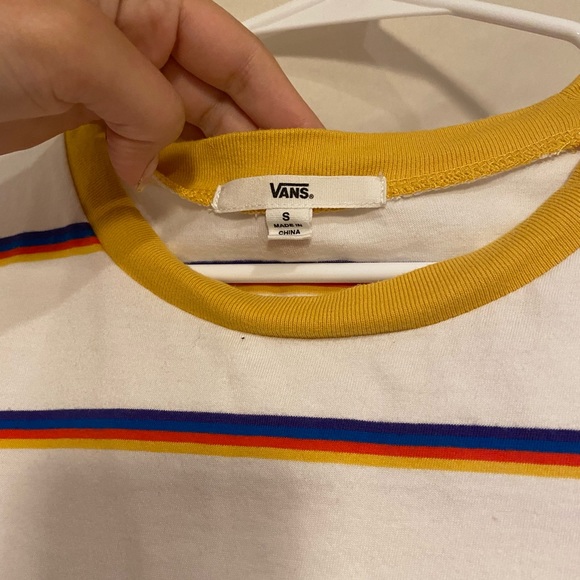 Vans striped cropped tee - Picture 3 of 3